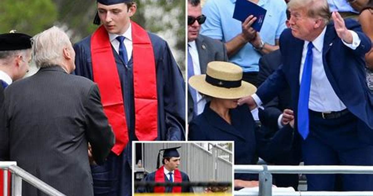 Barron Trump's Graduation: a Peek Inside the Big Day