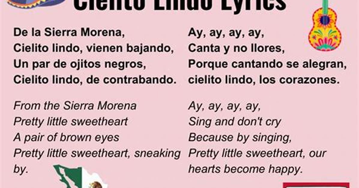 Cielito Lindo Text: the Heartfelt Lyrics of a Timeless Mexican Song