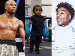Floyd Mayweather Children & Grandson Kentrell Jr. Shadowboxing ·