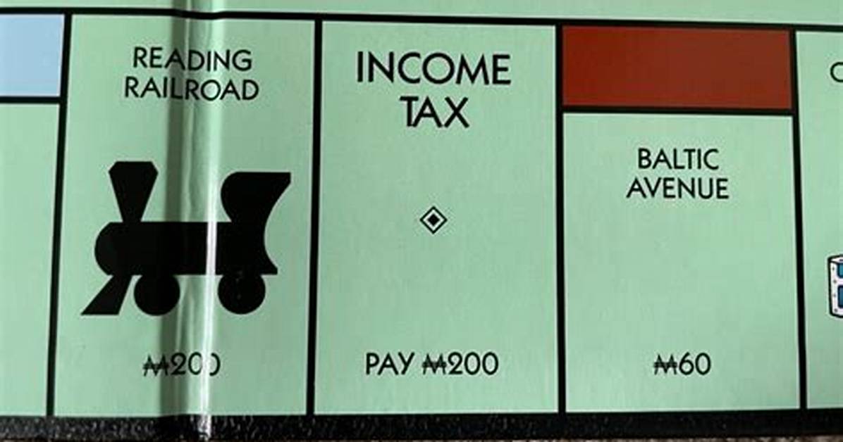 How Does Income Tax Work in Monopoly?