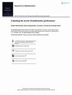 Unlocking the Secrets of Mathematics and Finance