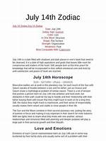 Unveiling the Mysteries of the July 14Th Star Sign
